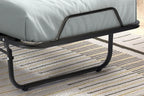 Lit pliable ETHIOPIA 90x200 cm métal Noir ROUSSEAU