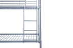 Lit superposé SAMYA 90x200 Divisible Métal Gris ROUSSEAU
