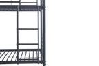 Lit superposé SAMYA 90x200 Divisible Métal Gris foncé ROUSSEAU