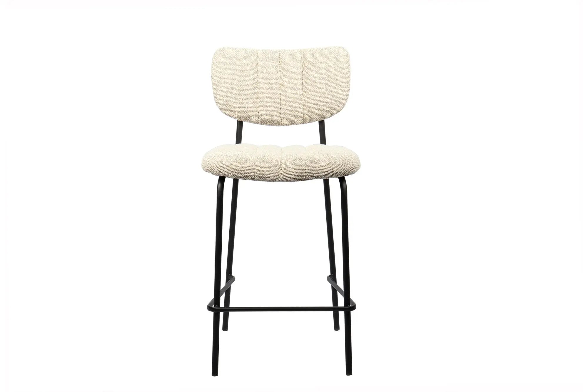 Chaise de bar ANITA Beige – 46 x 53 cm | TIKAYLA
