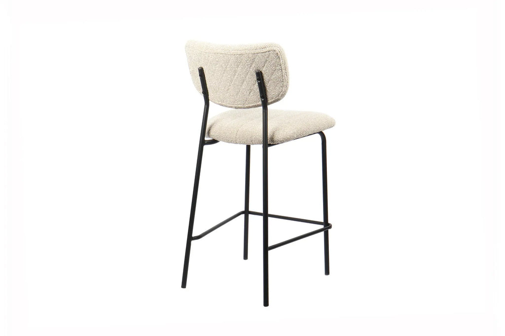 Chaise de bar ANITA Beige – 46 x 53 cm | TIKAYLA