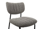 Chaise de bar ANITA Gris foncé – 46 x 53 cm | TIKAYLA