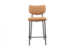 Chaise de bar ANITA Orange – 46 x 53 cm | TIKAYLA