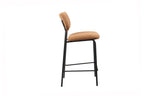 Chaise de bar ANITA Orange – 46 x 53 cm | TIKAYLA