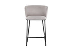Chaise de bar ARTHURO Beige – 53 x 50,5 cm | TIKAYLA