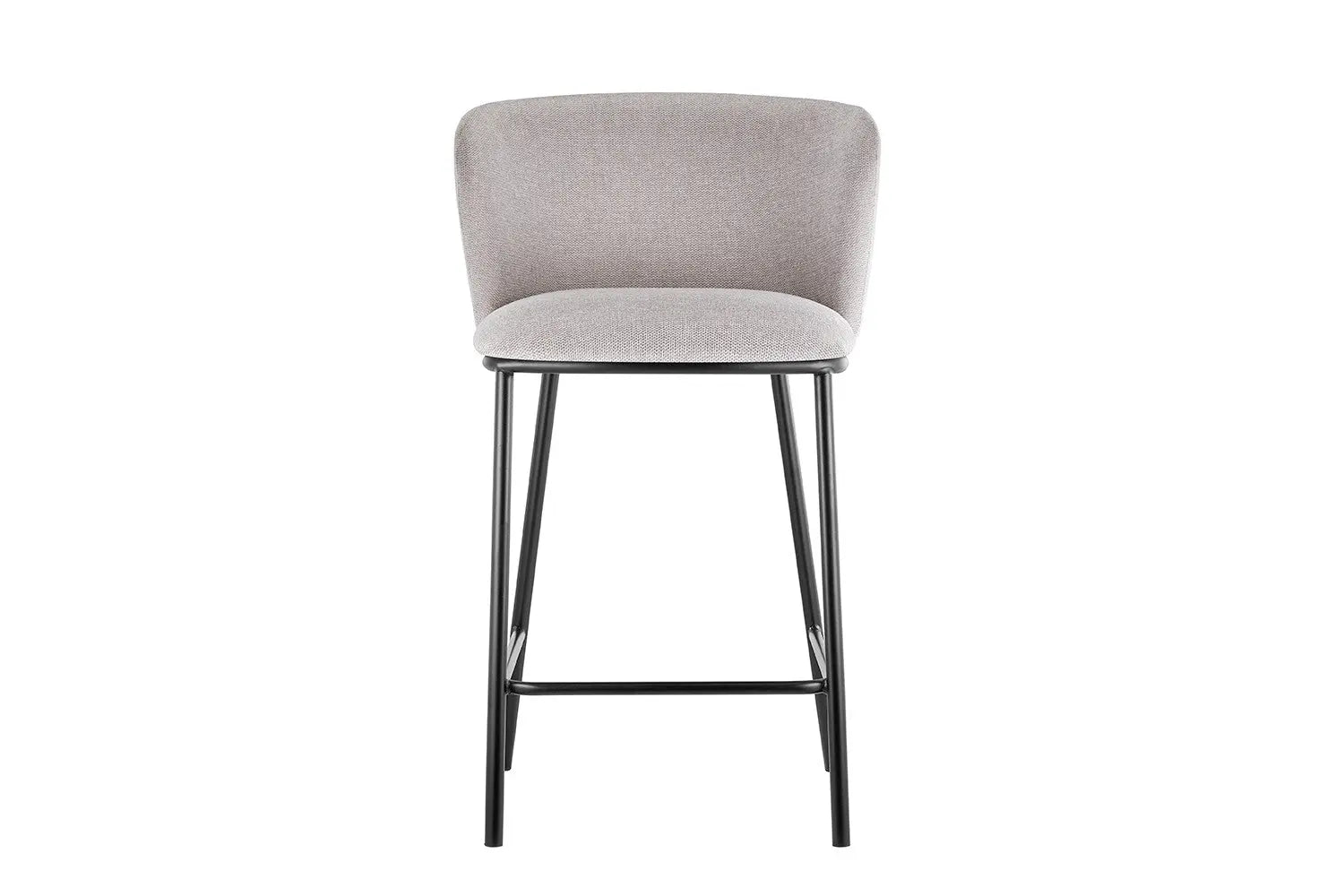 Chaise de bar ARTHURO Beige – 53 x 50,5 cm | TIKAYLA