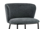 Chaise de bar ARTHURO Gris foncé – 53 x 50,5 cm | TIKAYLA
