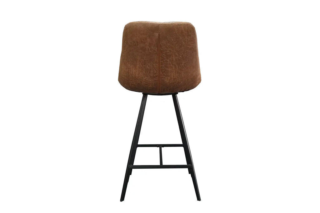 Lot de Chaises de Bar HINAYA en Tissu Velours Côtelé Gris Foncé - 54 x 59 cm (Copie) ROUSSEAU