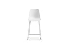 Chaise de bar MARYA Blanc polypropylène – 51 x 44 cm | TIKAYLA