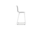 Chaise de bar MARYA Blanc polypropylène – 51 x 44 cm | TIKAYLA