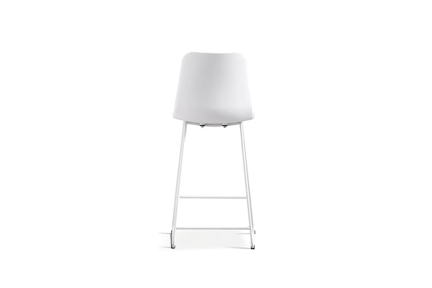 Chaise de bar MARYA Blanc polypropylène – 51 x 44 cm | TIKAYLA