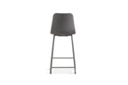 Chaise de bar MARYA Gris polypropylène – 51 x 44 cm | TIKAYLA