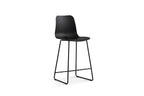 Chaise de bar MARYA Noir polypropylène – 51 x 44 cm | TIKAYLA