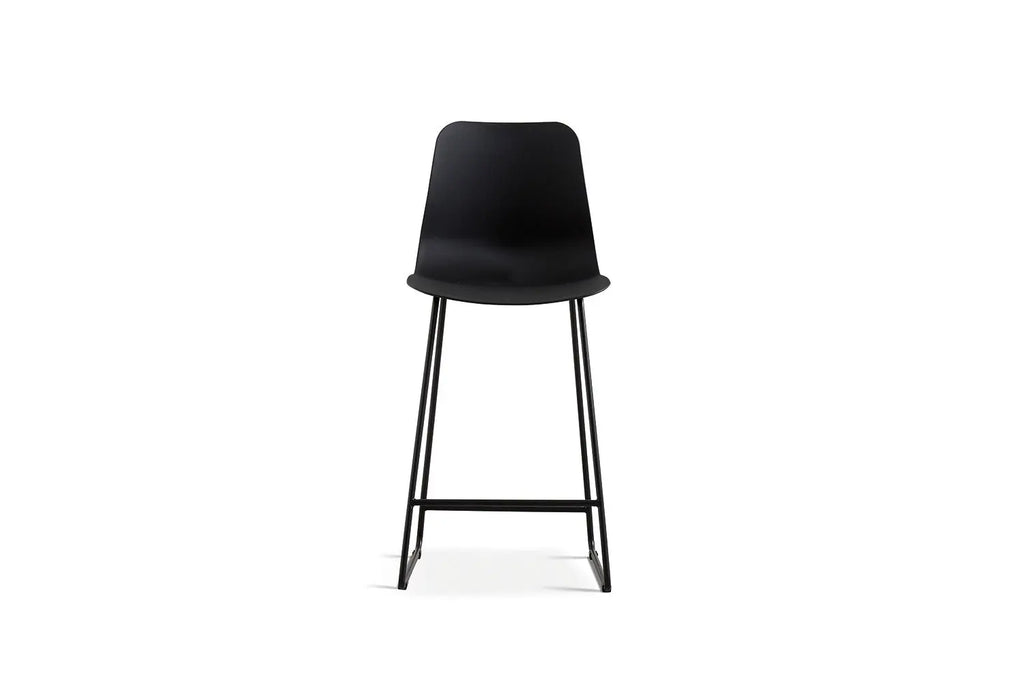 Chaise de bar MARYA Noir polypropylène – 51 x 44 cm | TIKAYLA