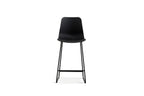 Chaise de bar MARYA Noir polypropylène – 51 x 44 cm | TIKAYLA