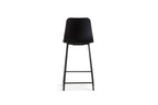 Chaise de bar MARYA Noir polypropylène – 51 x 44 cm | TIKAYLA