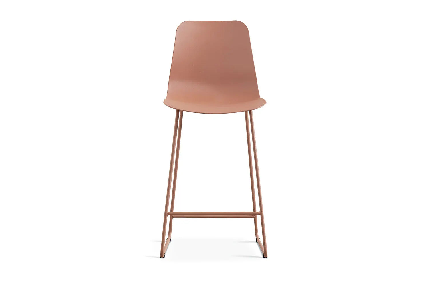 Chaise de bar MARYA Terracotta polypropylène – 51 x 44 cm | TIKAYLA
