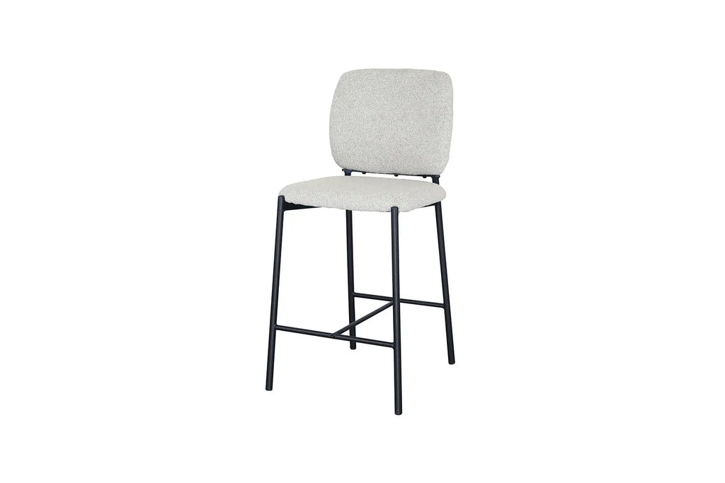 Lot de Chaises de Bar SOPHYA en Tissu Beige - 47 x 56 cm ROUSSEAU