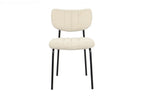 Chaise de salle à manger ANITA Beige – 72 x 53 cm | TIKAYLA