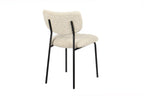 Chaise de salle à manger ANITA Beige – 72 x 53 cm | TIKAYLA