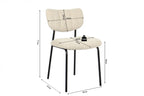 Chaise de salle à manger ANITA Beige – 72 x 53 cm | TIKAYLA