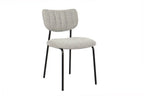 Lot de Chaises de Salle à Manger ANITA Gris Claire - 72 x 53 cm ROUSSEAU