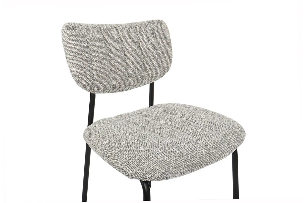 Lot de Chaises de Salle à Manger ANITA Gris Claire - 72 x 53 cm ROUSSEAU