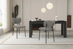 Chaise de salle à manger ANITA Gris foncé – 72 x 53 cm | TIKAYLA
