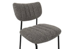 Chaise de salle à manger ANITA Gris foncé – 72 x 53 cm | TIKAYLA