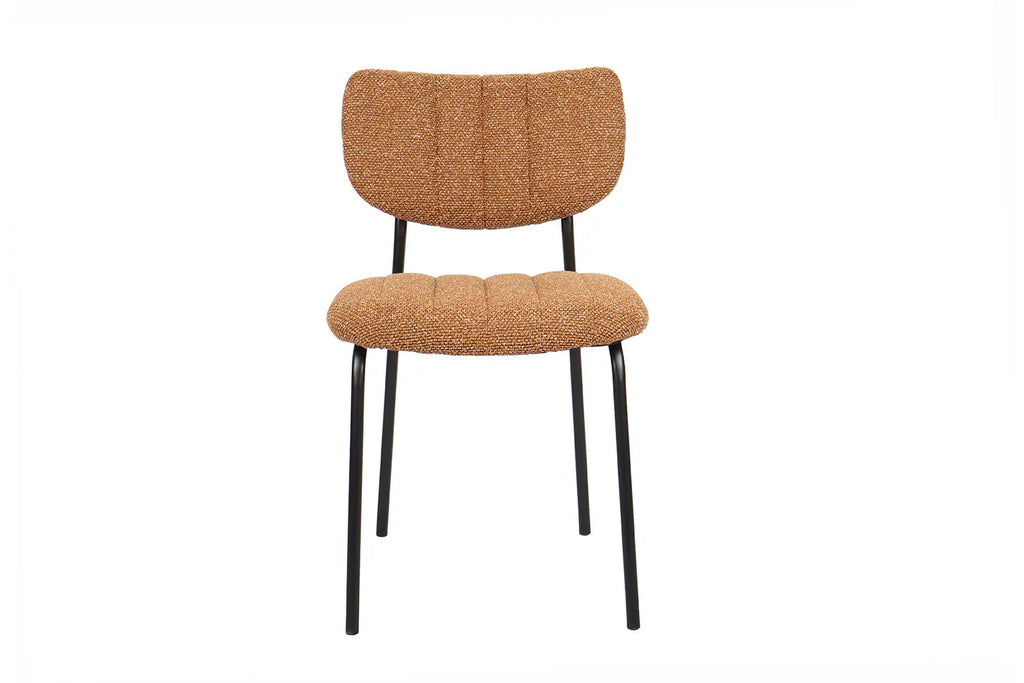 Chaise de salle à manger ANITA Orange – 72 x 53 cm | TIKAYLA