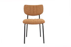 Chaise de salle à manger ANITA Orange – 72 x 53 cm | TIKAYLA