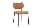 Chaise de salle à manger ANITA Orange – 72 x 53 cm | TIKAYLA