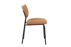 Chaise de salle à manger ANITA Orange – 72 x 53 cm | TIKAYLA
