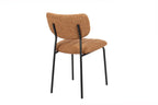 Chaise de salle à manger ANITA Orange – 72 x 53 cm | TIKAYLA