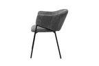 Chaise de salle à manger HINAYA Gris foncé – 54 x 62 cm | TIKAYLA