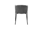 Chaise de salle à manger HINAYA Gris foncé – 54 x 62 cm | TIKAYLA