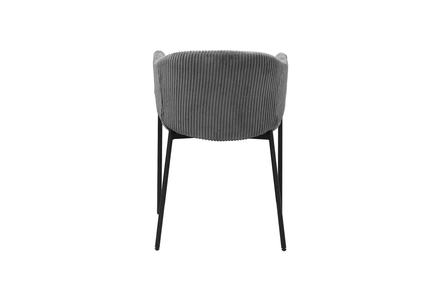 Chaise de salle à manger HINAYA Gris foncé – 54 x 62 cm | TIKAYLA