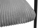 Chaise de salle à manger HINAYA Gris foncé – 54 x 62 cm | TIKAYLA