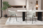 Chaise de salle à manger HINAYA Gris clair – 54 x 62 cm | TIKAYLA