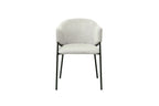 Chaise de salle à manger HINAYA Gris clair – 54 x 62 cm | TIKAYLA