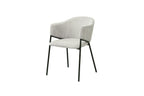 Chaise de salle à manger HINAYA Gris clair – 54 x 62 cm | TIKAYLA