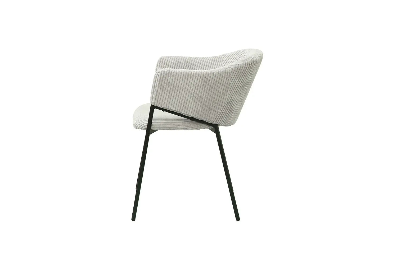 Chaise de salle à manger HINAYA Gris clair – 54 x 62 cm | TIKAYLA