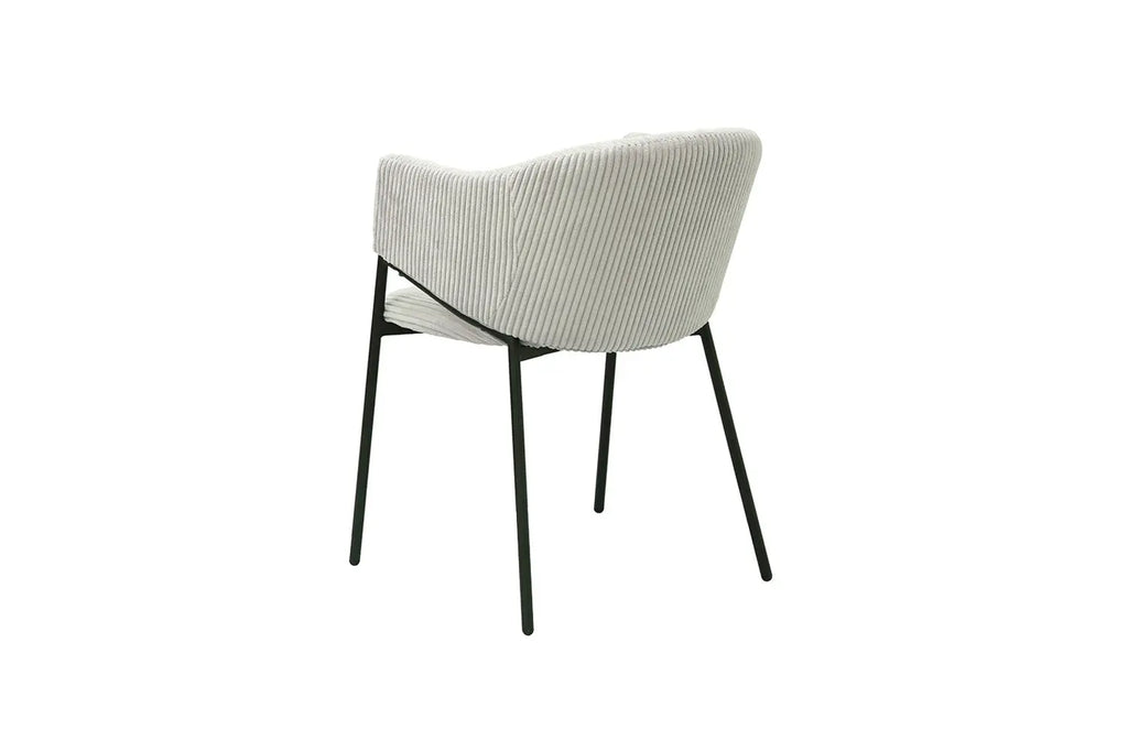Chaise de salle à manger HINAYA Gris clair – 54 x 62 cm | TIKAYLA