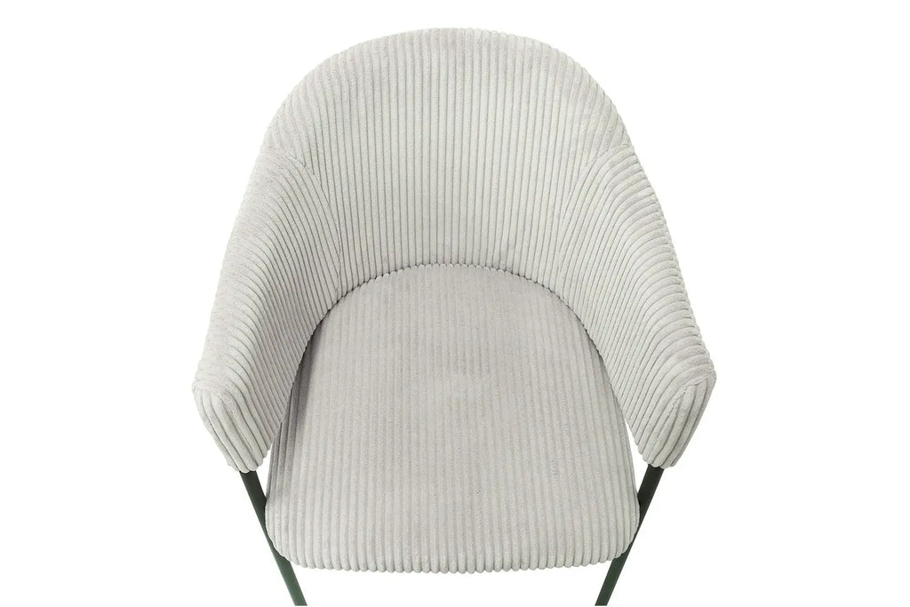 Chaise de salle à manger HINAYA Gris clair – 54 x 62 cm | TIKAYLA