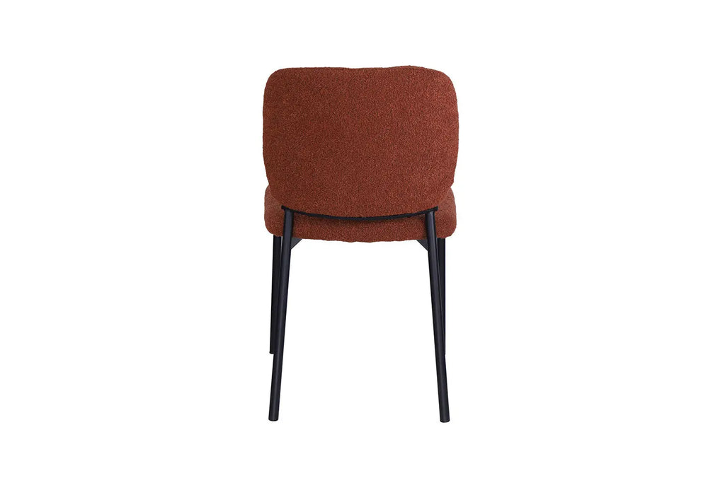 Lot de Chaises de Salle à Manger SOPHIE en Tissu Rouille - 43 x 50 cm ROUSSEAU