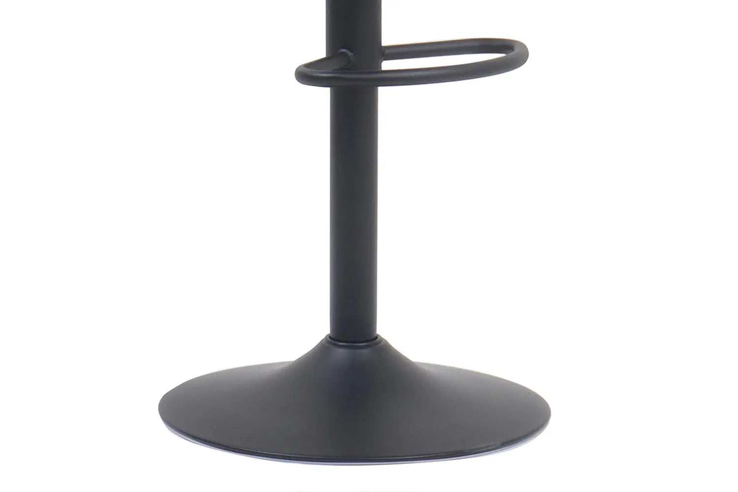 Tabouret de bar FENNY Cognac simili cuir – 48 x 49,5 cm | TIKAYLA