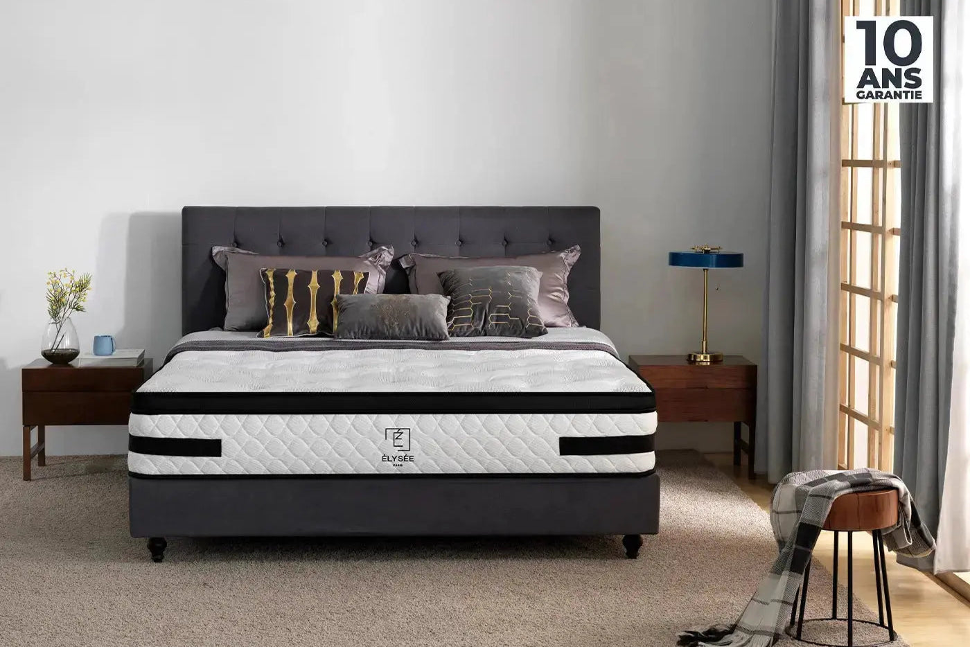 Matelas TRIOMPHE ressorts ensachés 24cm - DECO HOME