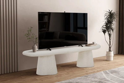FARY Meuble TV 160 cm - TIKAYLA