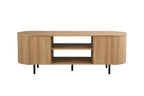 Meuble TV LYANE effet chêne naturel - 160 cm - ROUSSEAU chez TIKAYLA