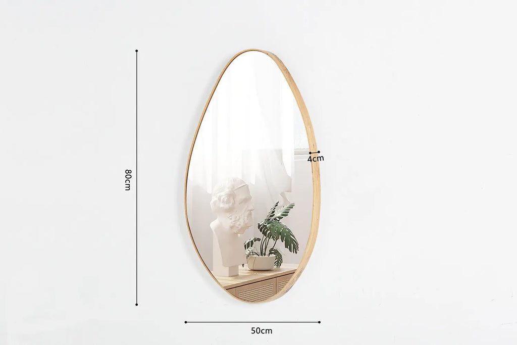 Miroir RANYA en Chêne vieilli - 80x50 cm ROUSSEAU